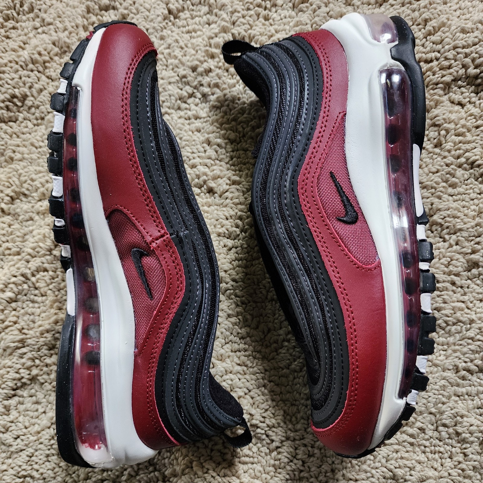 Nike Air Max 97 Red Black Anthracite Brand New Sz 6y